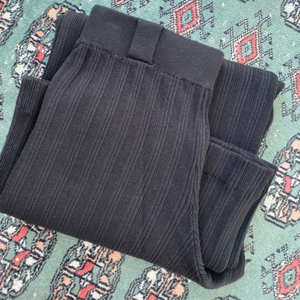 Ba&sh Erwan ribbed retro cozy flare pants - Picture 11 of 12